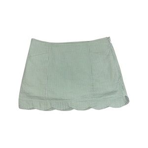 Lilly Pulitzer Seersucker Scallop Hem Skort